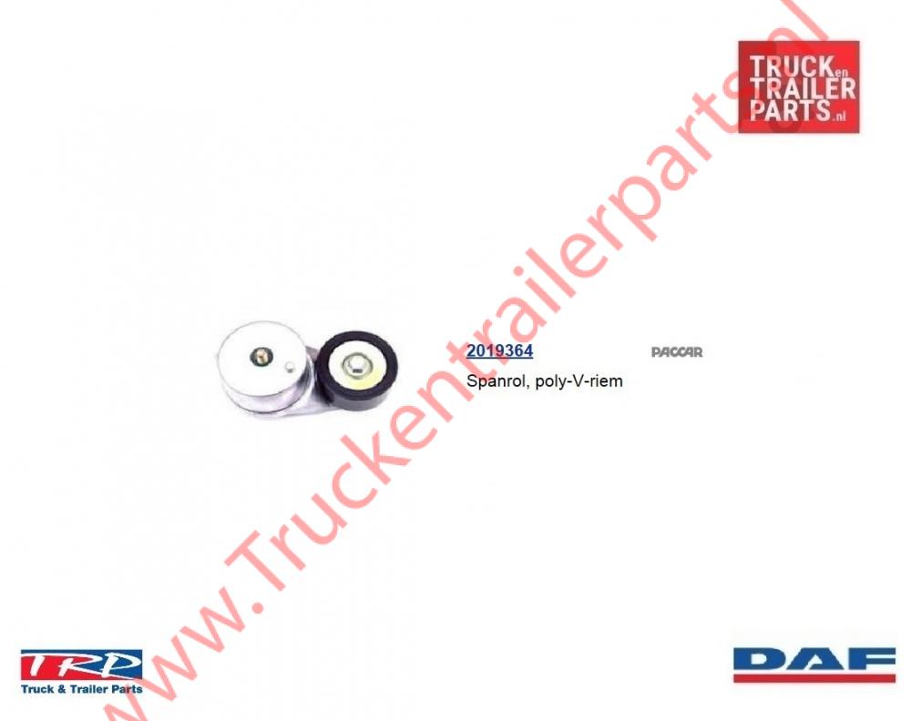 Tensioner gear Multi DAF euro6      