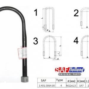 U-Bolt Cpl.M22x1,5         