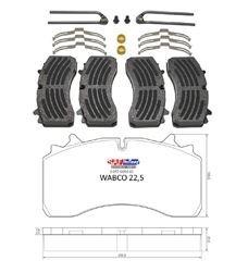 Brake Lining Kit  22,5\ SBS 2220 