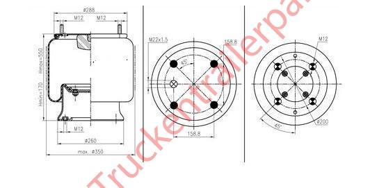 Airspring 1T19 E1/SAF2918               