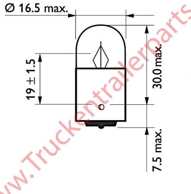 Bulbround24V10watt(boxof10)    