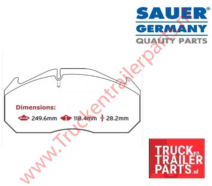 Brake Pad MAN/l2000/f2000/tga        