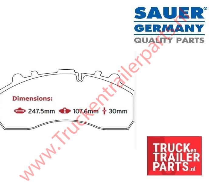 Brake Pad Scania,DAF,Iveco,MAN     