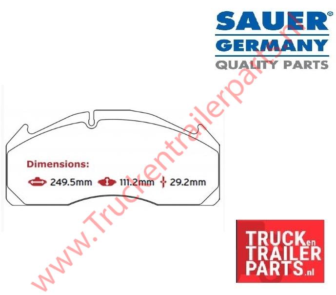 Brake Pad Volvo fh serie classic   