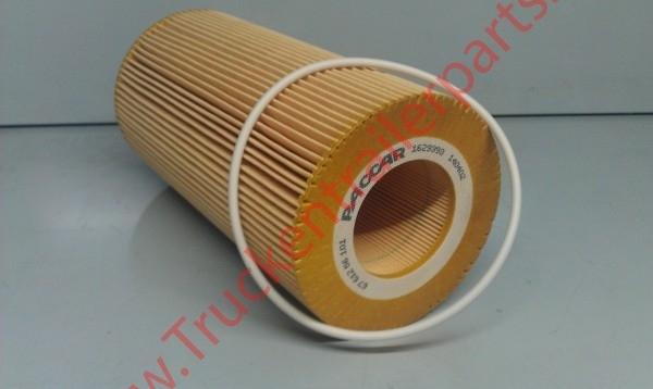 Oil filter element .     