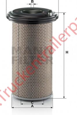 Air filter element Engine C 24 650/3             