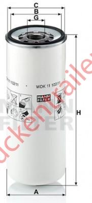 Fuel filter,element Moist,separator             