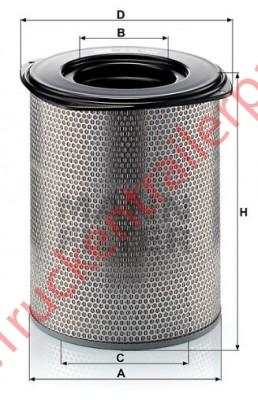 Air filter element Engine C 32 1500             