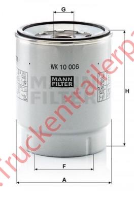 Fuel filter,element WK 10 006 Z             