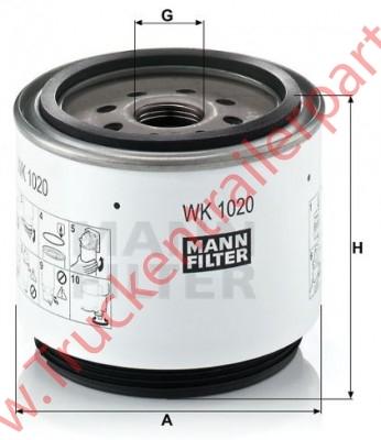 Fuel filter,element Moist,separator             