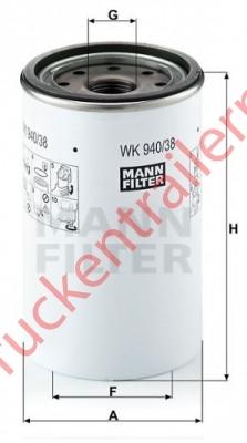 Fuel filter,element Moist.separator             