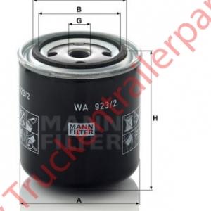 Coolant filter WA 923/2              