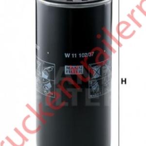 Oil filter element  W 11 102/37             