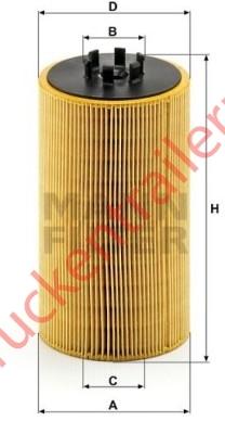 Oil filter element              