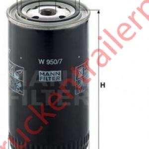 Oil filter element  Mann Hummel W950/7             