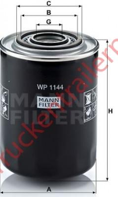 Oil filter element              