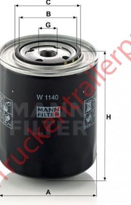 Oil filter element              