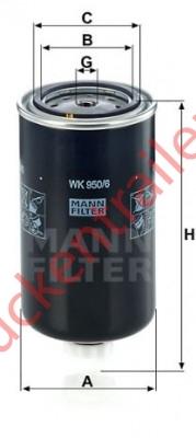 Fuel filter,element Moist,separator             