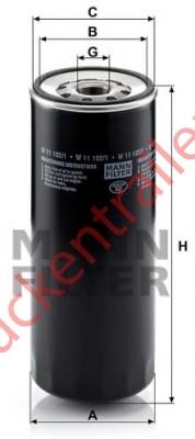 Oil filter element              