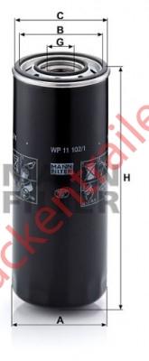 Oil filter element              