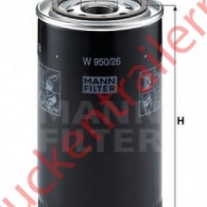 Oil filter element W 950/26             