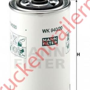Fuel filter,element Moist,separator WK 940/20             