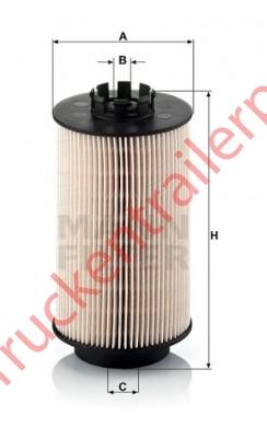 Fuel filter,element Moist,separator             