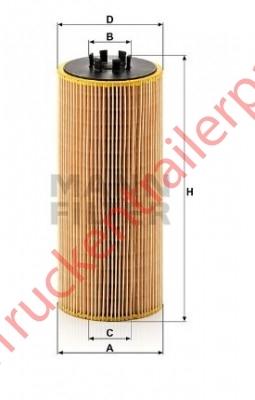 Oil filter element HU 12 110 X             
