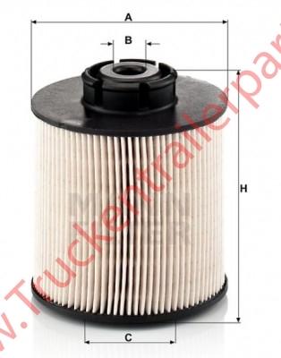 Fuel filter,element Moist.separator PU 1046/1 X             