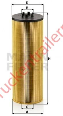 Oil filter element HU 12 140 X             