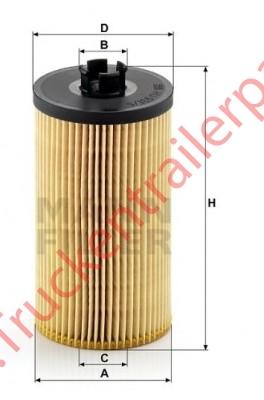 Oil filter element HU 931/5 X             