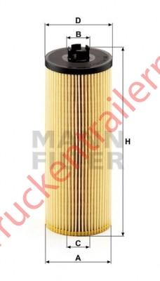 Oil filter element HU 945/2 X             