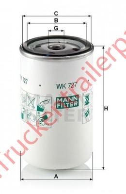 Fuel filter,element Moist,separator             