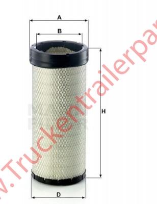Air filter element Engine scania  CF 17 007             