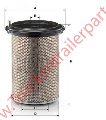 Air filter element Engine C 30 880/2             