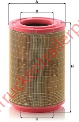 Air filter element Engine C 31 1254             