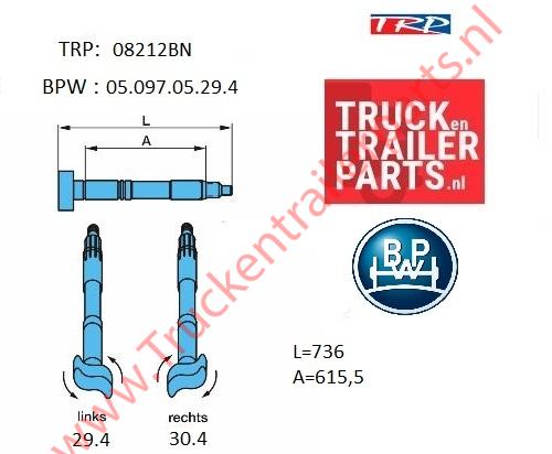 Brake camshaft             