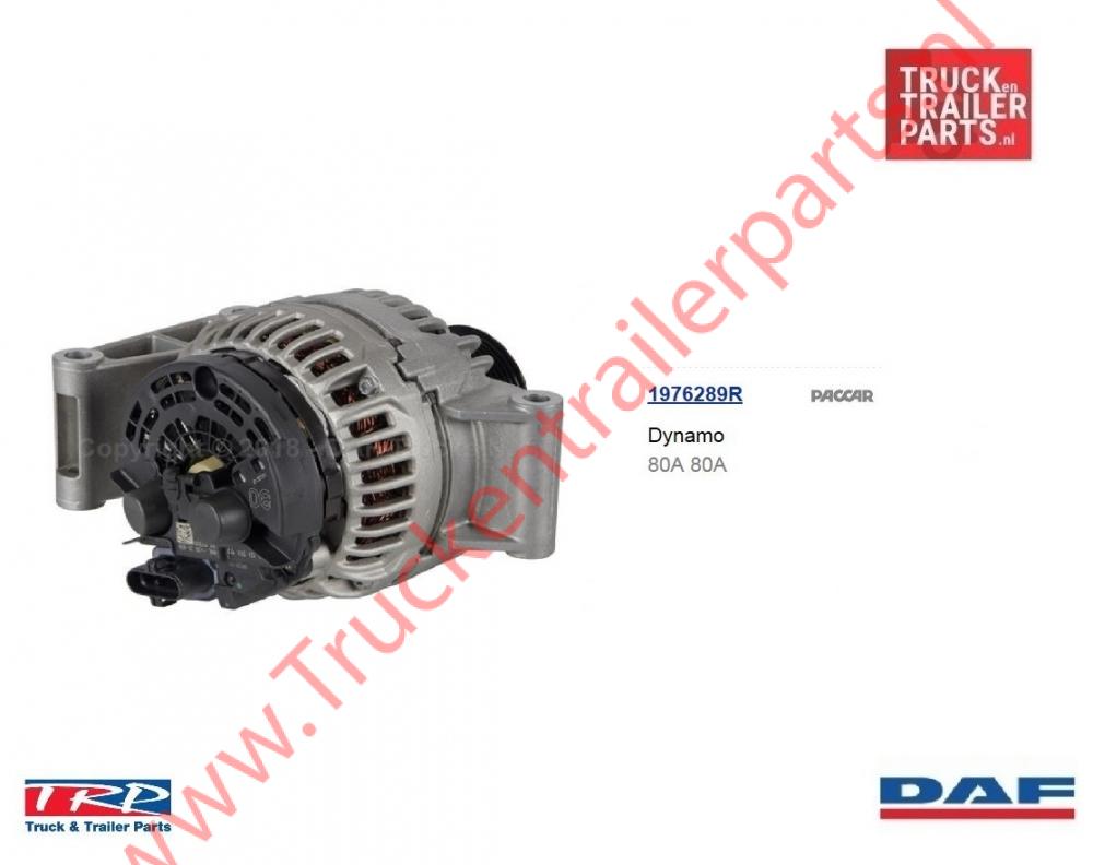 Alternator DAF euro6 80 ampere    