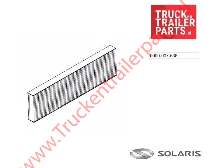 Solaris cabin filter      