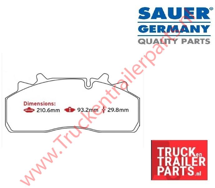 Brake Pad SAF,Schmitz,Valx          