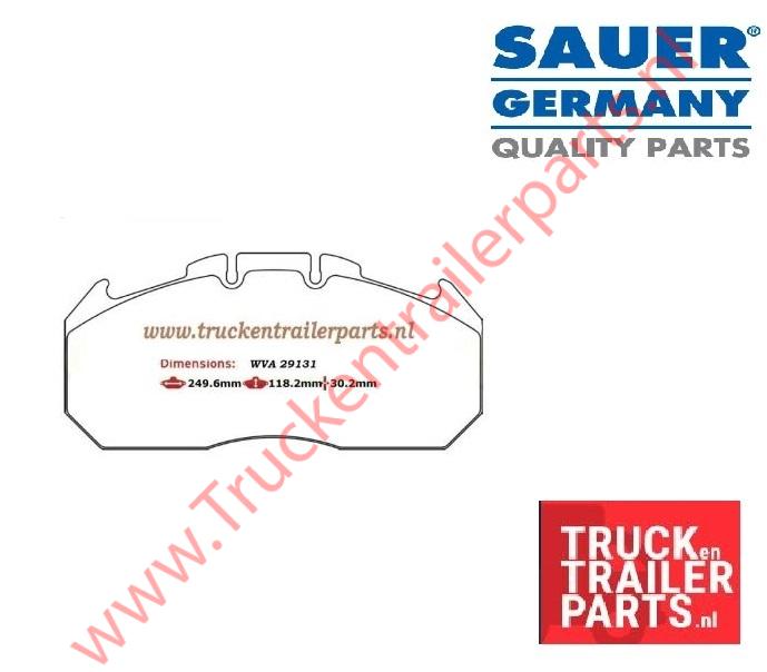 Brake Pad MAN tga,Renault           