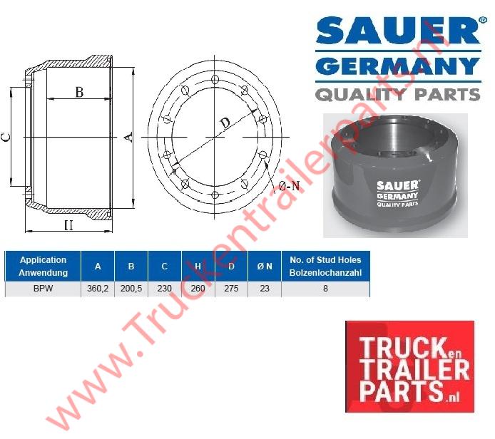 Brake Drum BPW                    