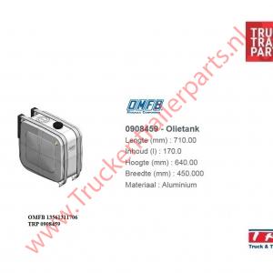Tank Hydraulic oil 170 ltr      