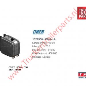 Tank Hydraulic oil 170 ltr      