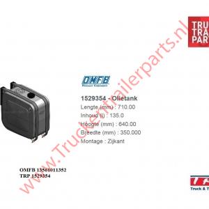 Tank Hydraulic oil 135ltr      