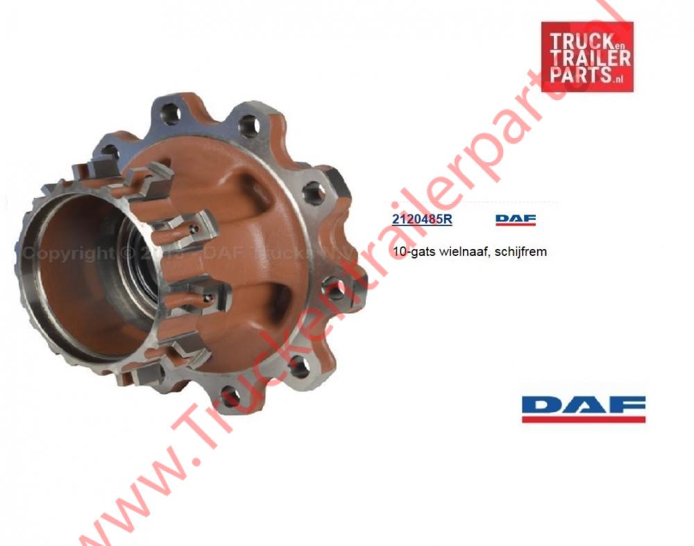 Wheel hub 10 hole DAF 11 ton Rear XF105 / XF /CF    