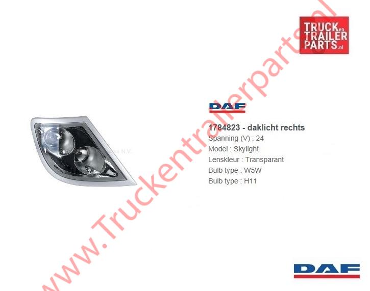 DAF Xenon-Scheinwerfer RE 1743691 XF105 | Electronics truck part - TrucksNL