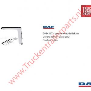 Door wind deflector XF     