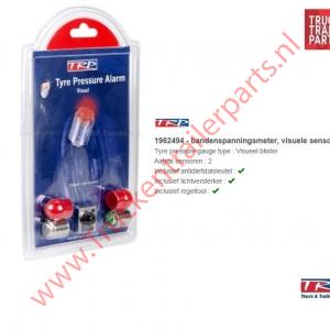 Tyre pressure control, visuel sensor     