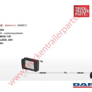 A/V combination Camera Orlaco type  Famos118      